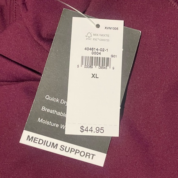 🆕 GAP Women GapFit Recycled Power High Neck Brami Bravpurple XLarge - Picture 11 of 14